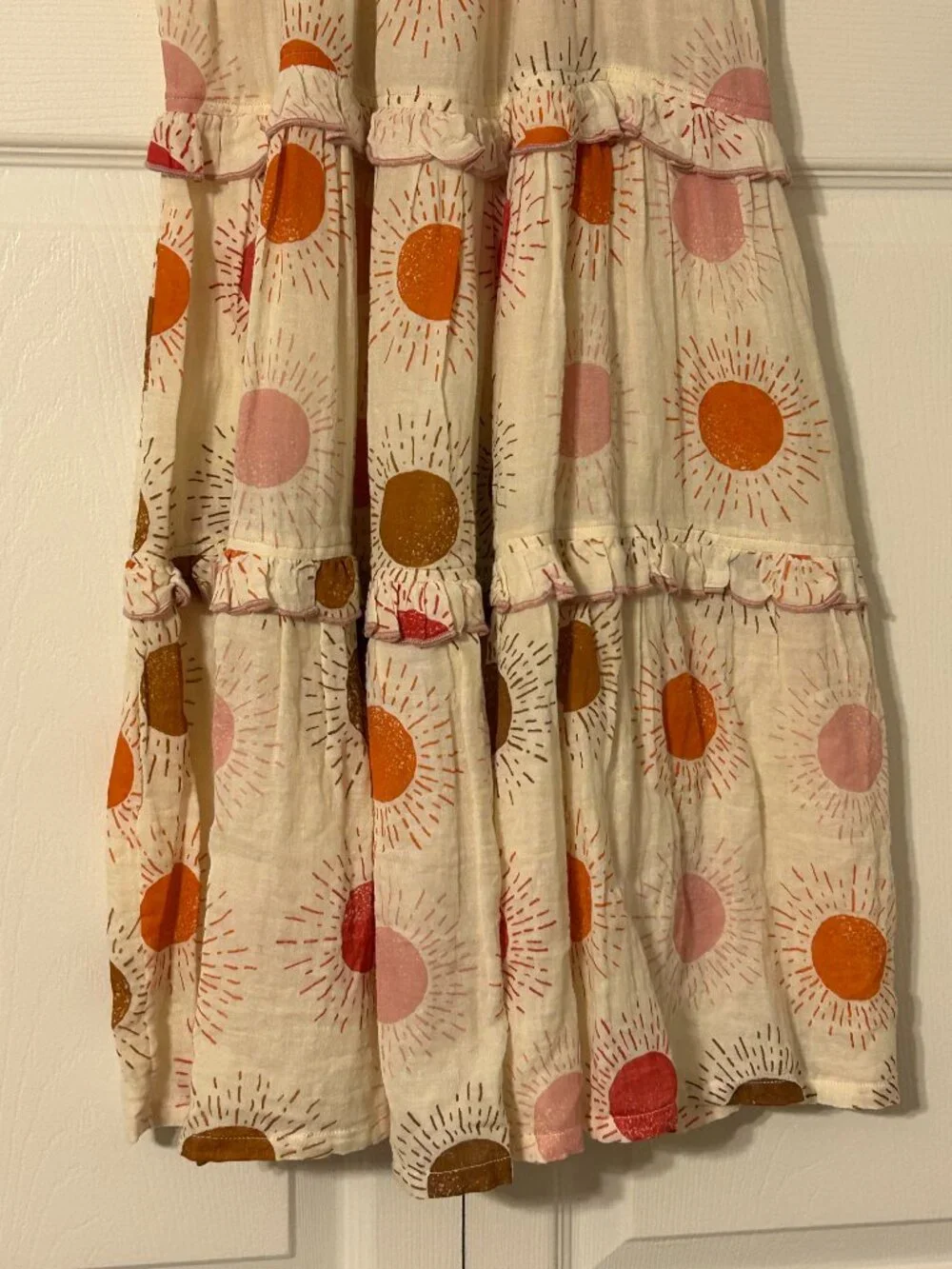 Girls PINK CHICKEN New York Sz 8Y Multi-Color Sunrise Garden Dress